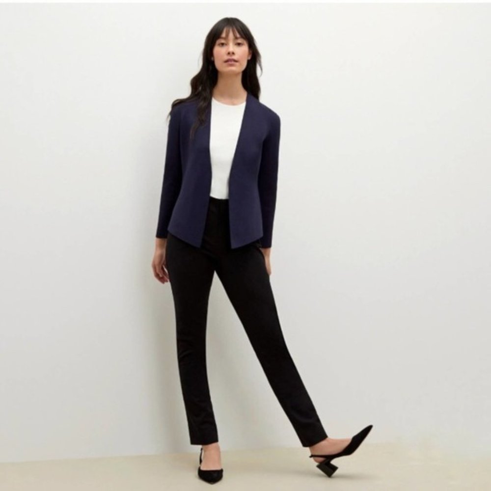 MM LaFleur Sant Ambroeus Jardigan in Navy S